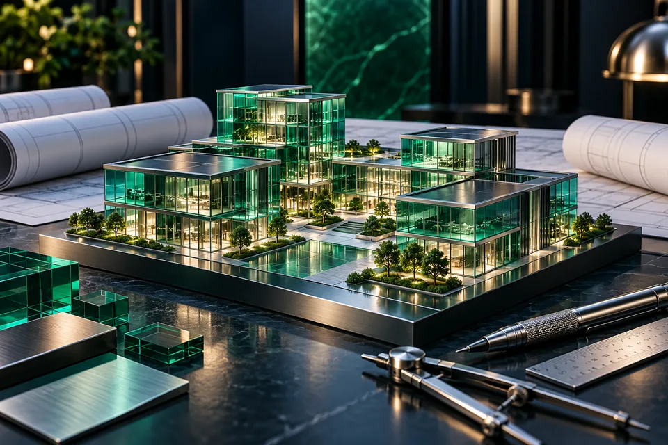 Conceptual architecture review illustration